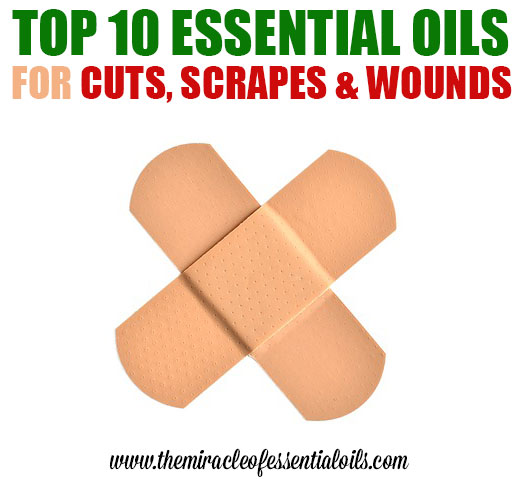 essential oils for cuts and scrapes