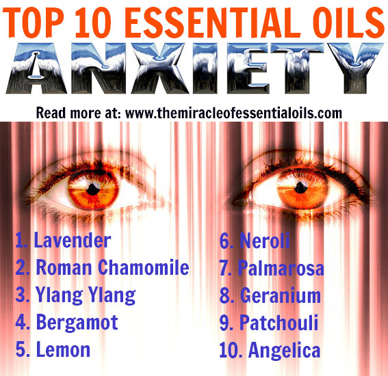 Top 10 Essential Oils for Anxiety Disorder