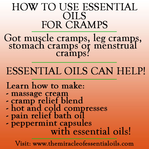 Best Essential Oils for Cramps including Muscle, Leg, Stomach & Menstrual Cramps (Plus How to Use)