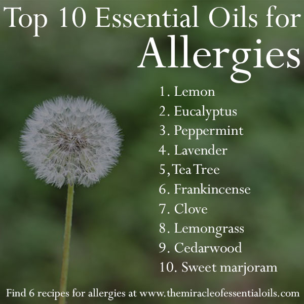 essential oils for allergies