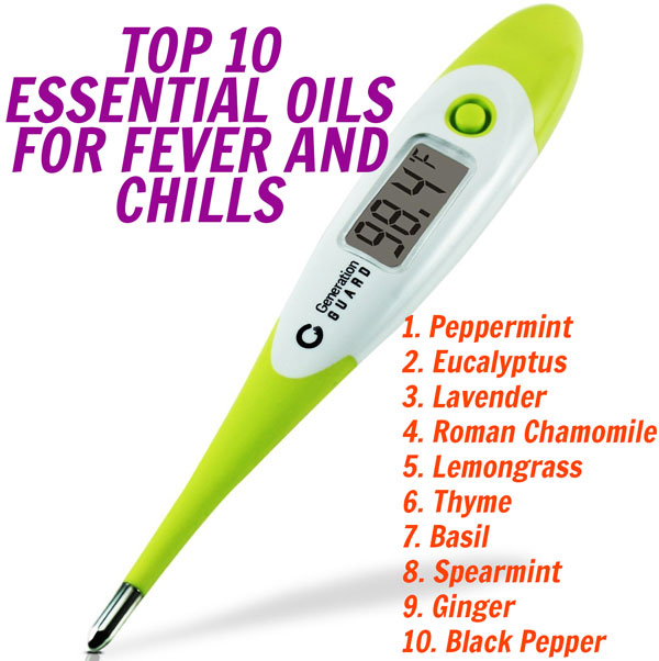 10 Essential Oils for  Fever and Chills & 2 DIY Blends