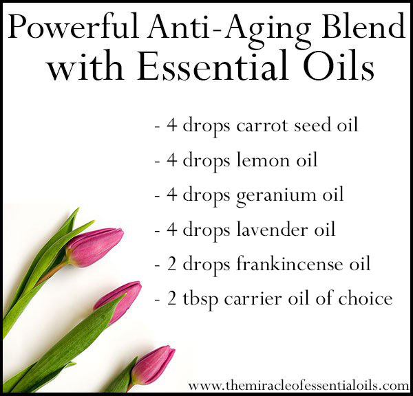 anti-aging essential oil blend