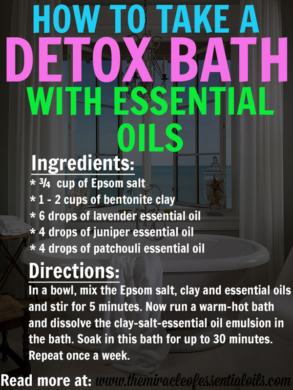 DIY Detox Bath with Essential Oils