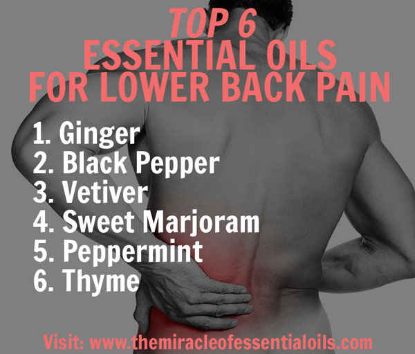 6 Essential Oils for Lower Back Pain & How to Use