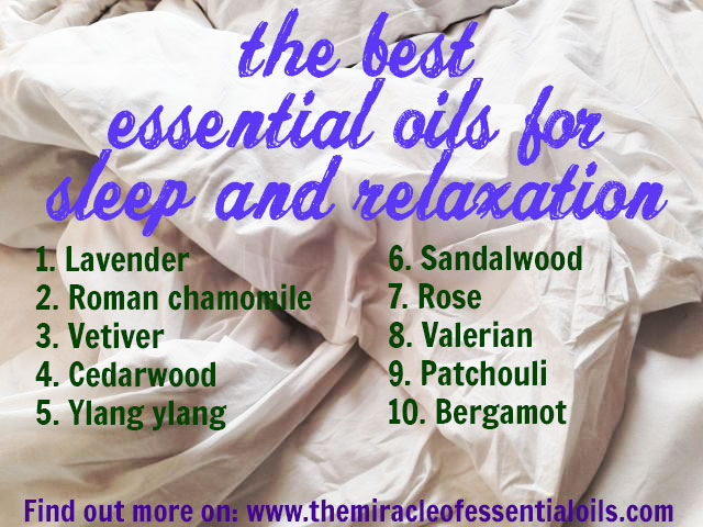 essential oils for sleep and relaxation