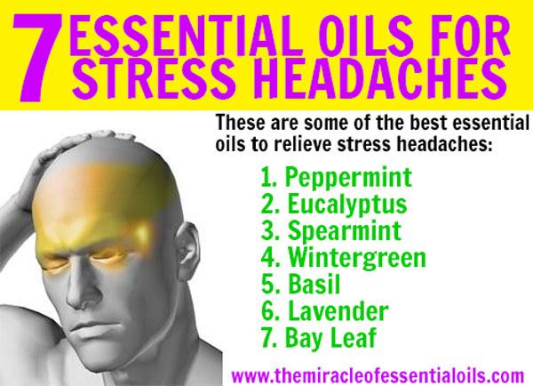 7 Essential Oils for Stress Headaches & 2 Effective DIY Blends