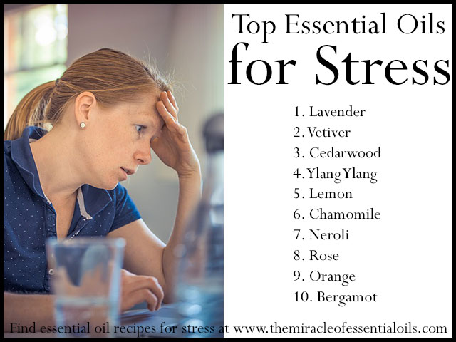 essential oil recipes for stress