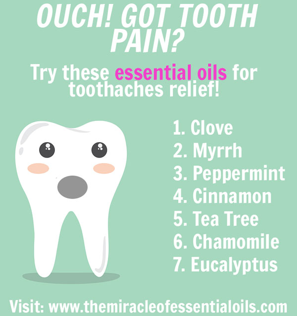 7 Essential Oils for Toothaches & 2 Pain Relieving Recipes