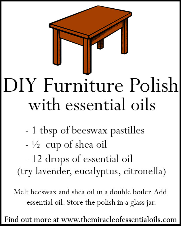 homemade essential oil furniture polish