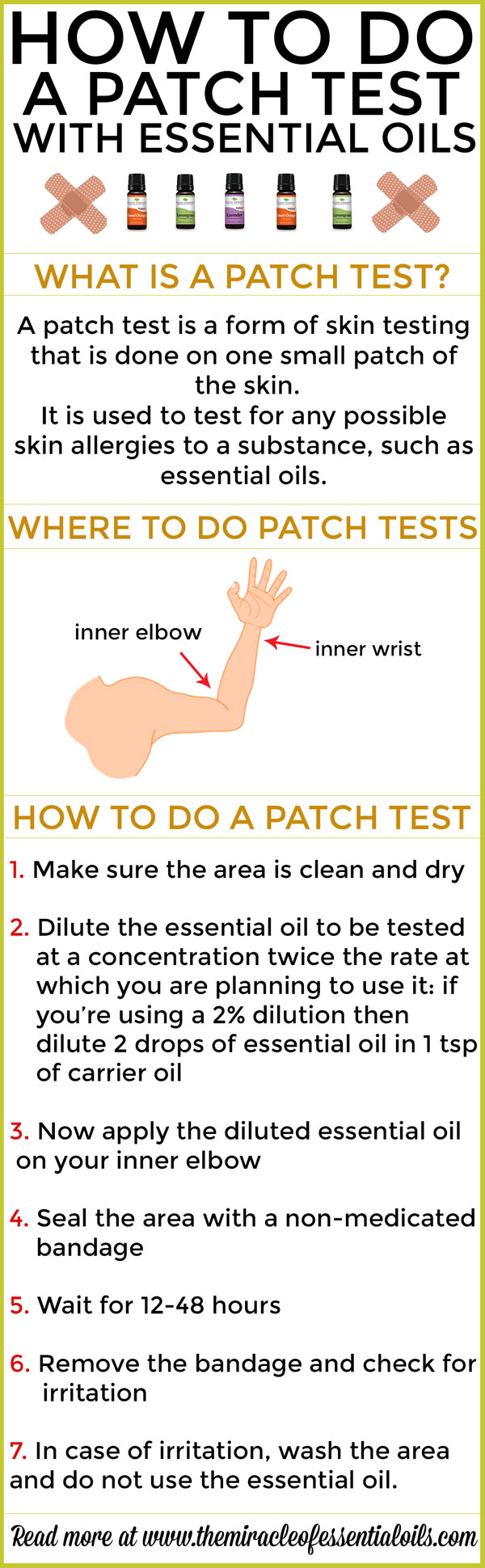 How To Perform A Patch Test The Miracle Of Essential Oils
