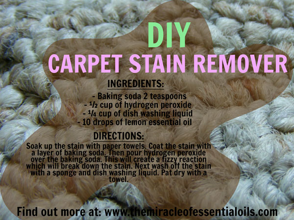 DIY Homemade Carpet Stain Remover for Tough Stains