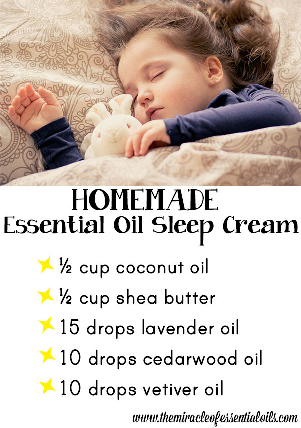 Homemade Essential Oil Sleep Cream