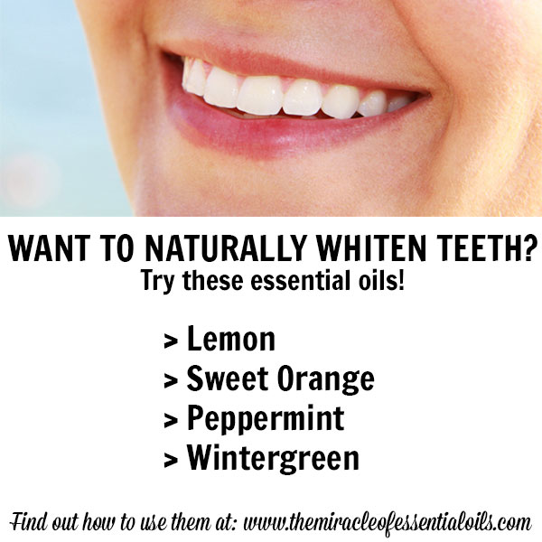 4 Essential Oils for Teeth Whitening & How to Use