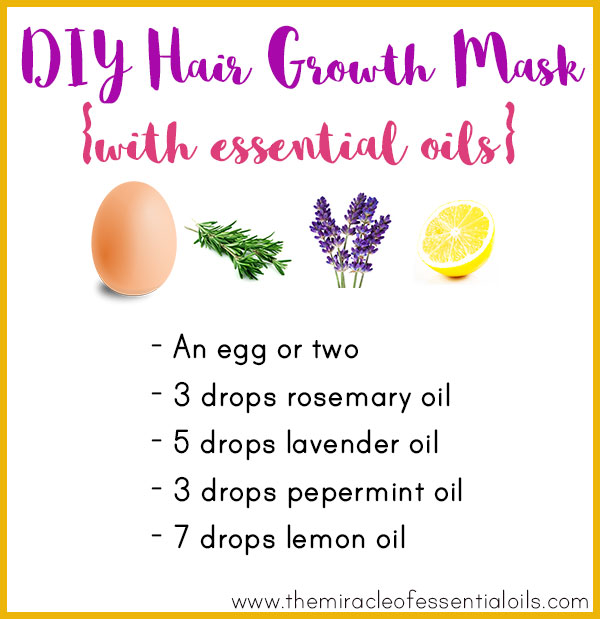 diy essential oil hair growth mask