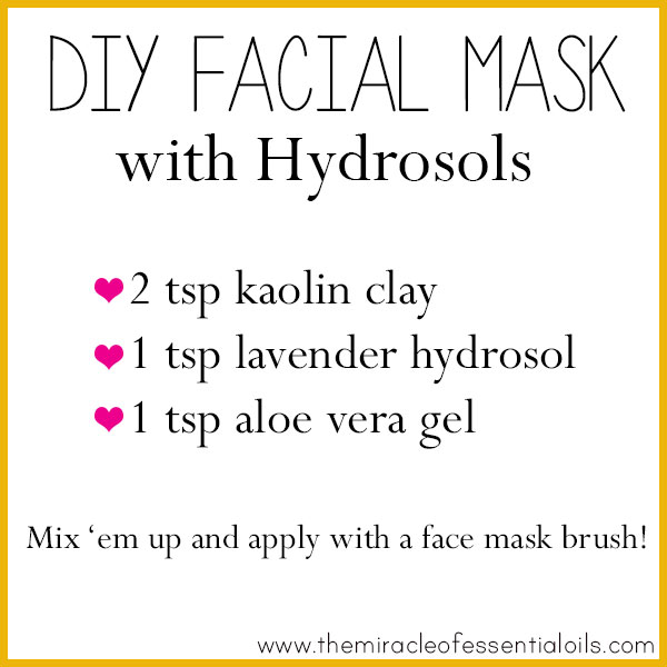 DIY Hydrosol Face Mask