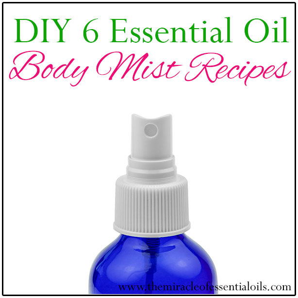 6 DIY Essential Oil Body Mist Recipes