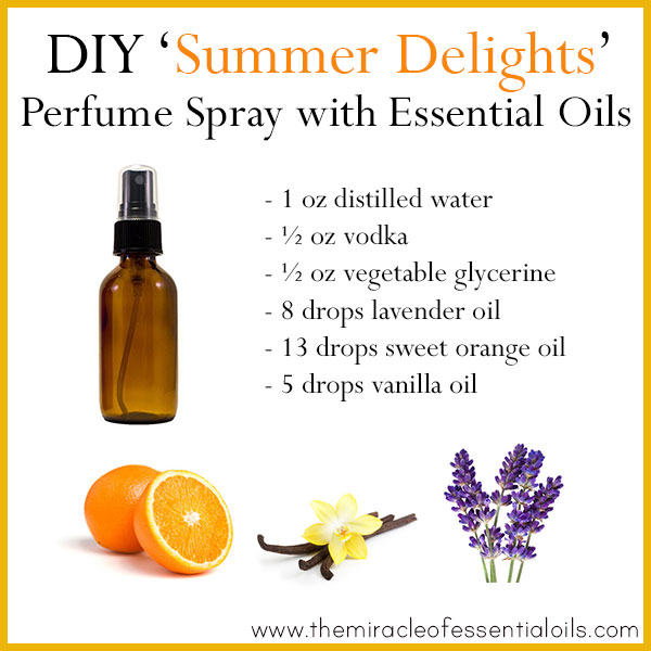 essential oil perfume spray recipe