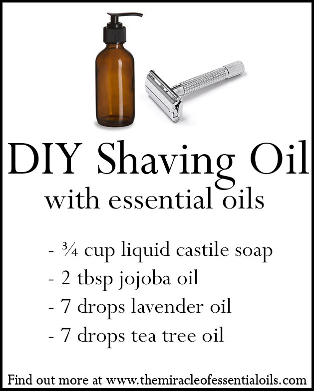 DIY Essential Oil Recipe for Shaving Oil