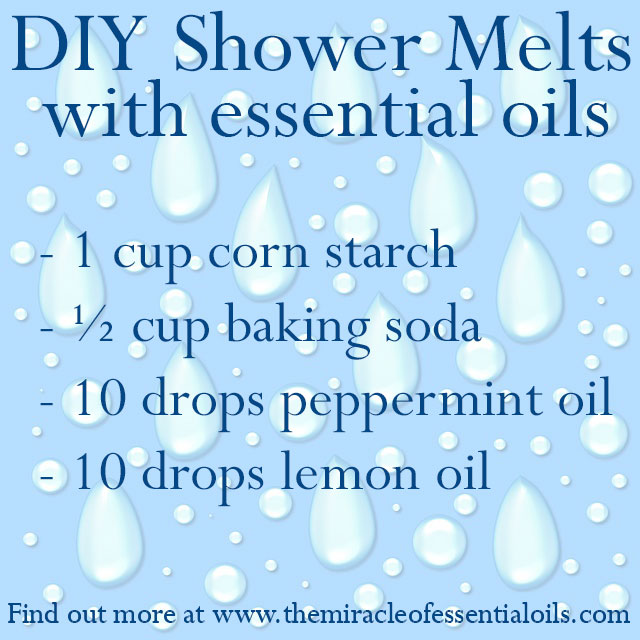 diy essential oil shower melts