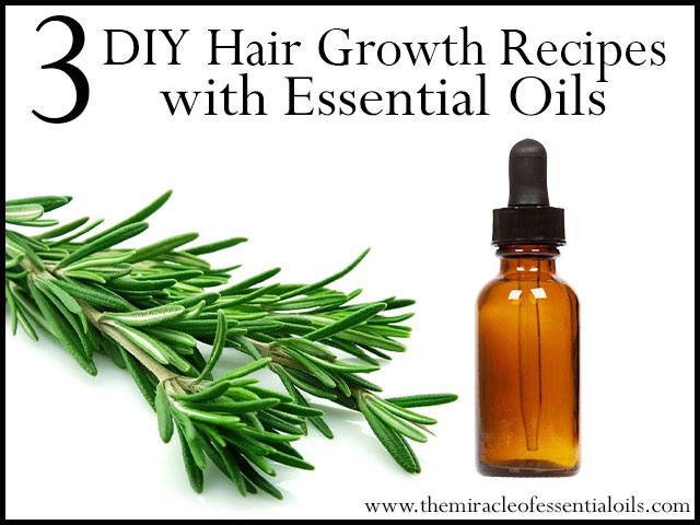 3 DIY Essential Oil Recipes for Hair Growth