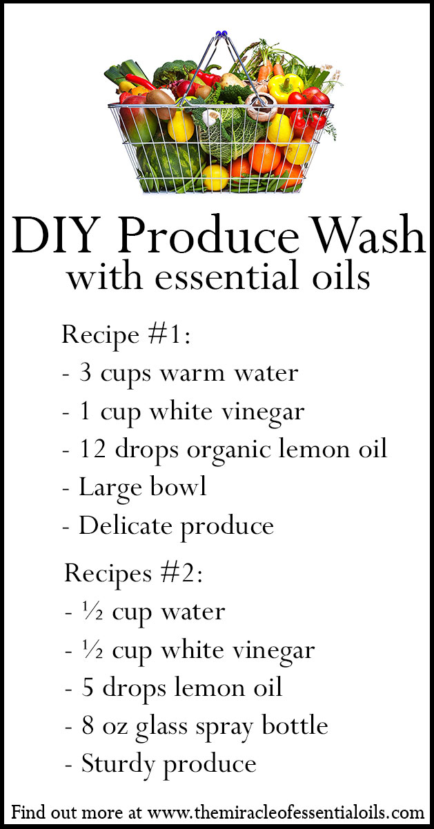 diy essential oil produce wash