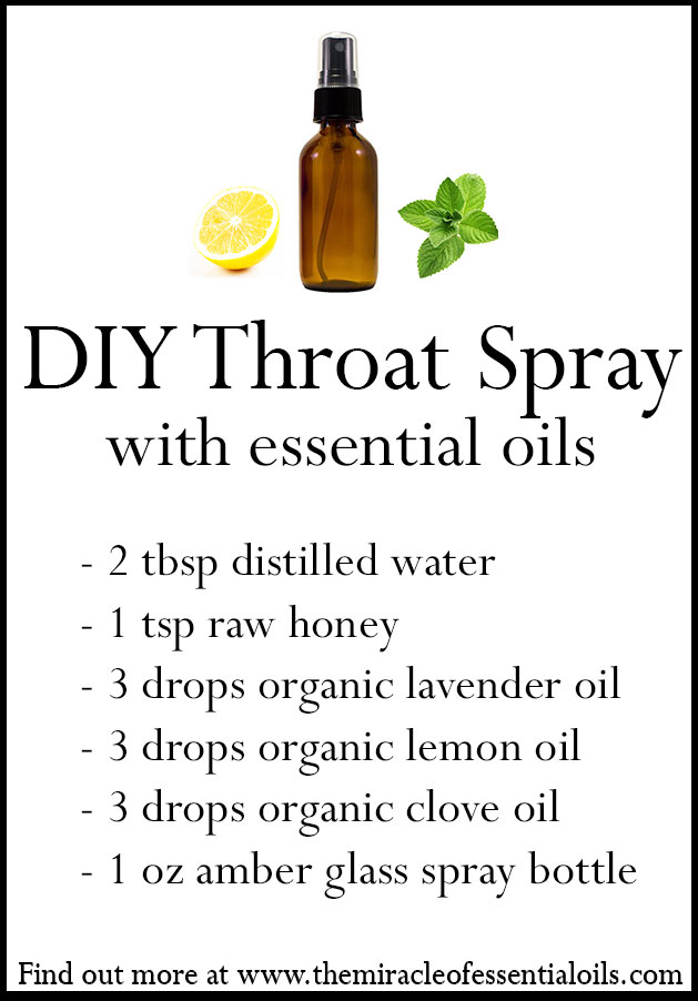 diy essential oil throat spray