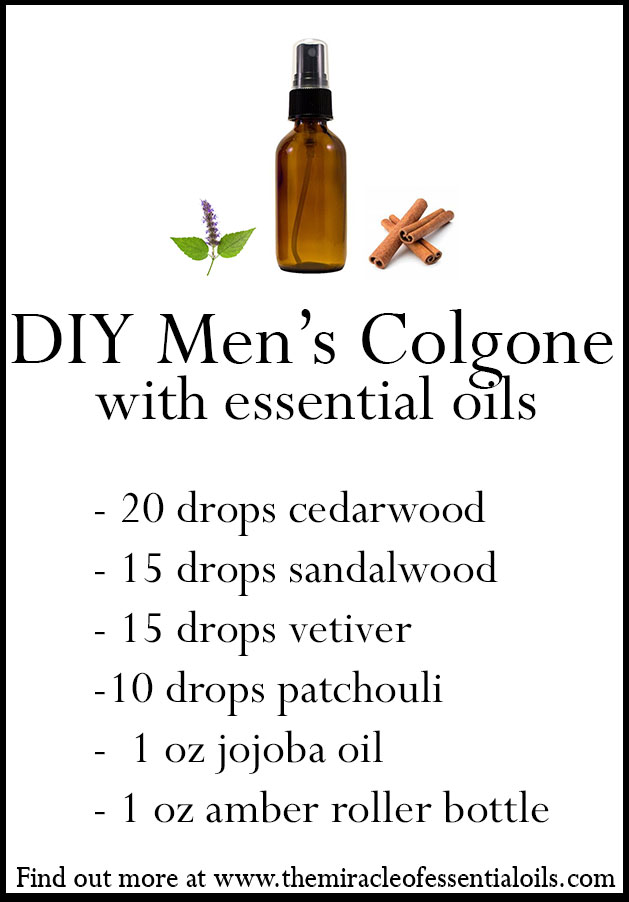 DIY Essential Oil Men’s Cologne