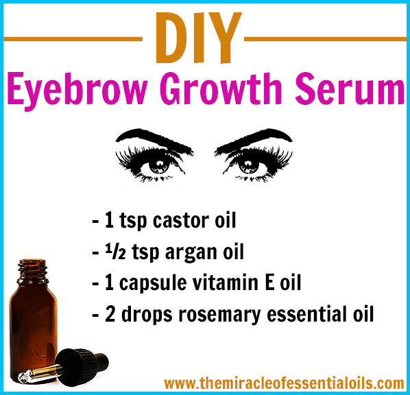 DIY Eyebrow Growth Serum for Thick, Full Eyebrows