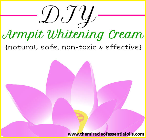 Afraid to lift your arms? Don’t worry, this DIY armpit whitening cream can help!  