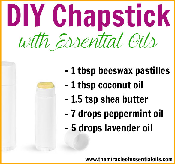 DIY Essential Oil Chapstick Recipe