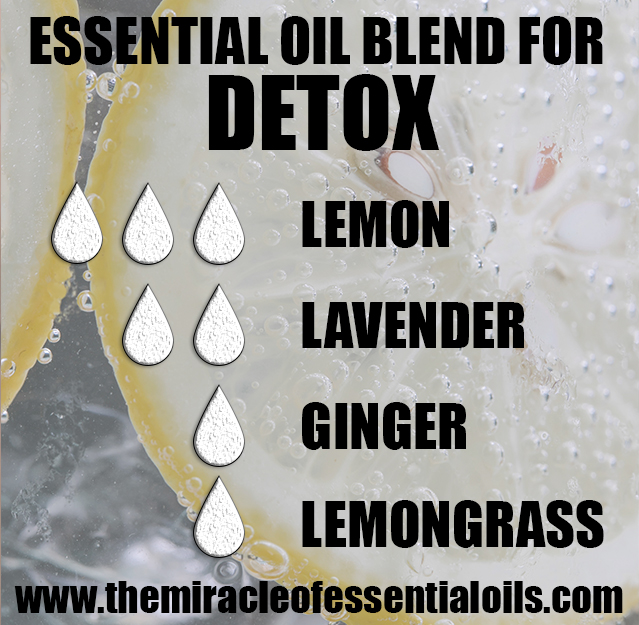 Here's an essential oil weight loss diffuser blend to promote detoxification! 