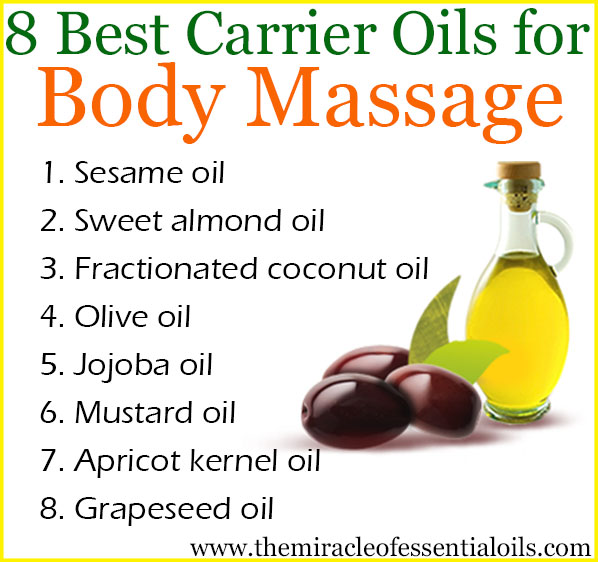 Discover the best carrier oils for body massage plus how to make your own DIY massage oil right at home!