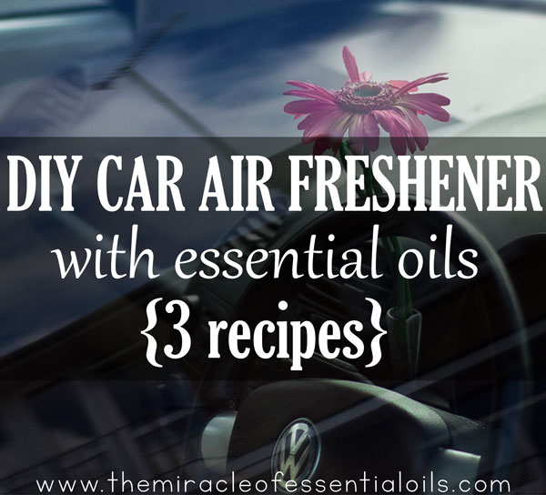 how to make car freshener with essential oils