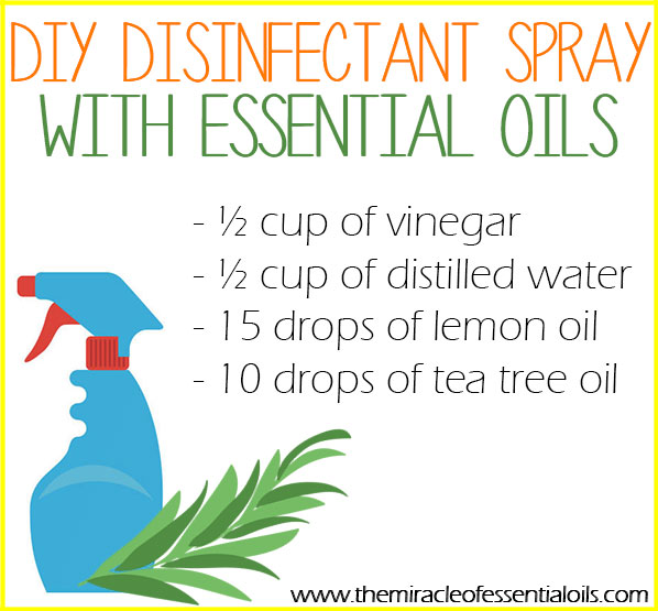 DIY Essential Oil Disinfectant Spray