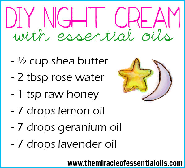 DIY Essential Oil Night Cream to Nourish your Skin