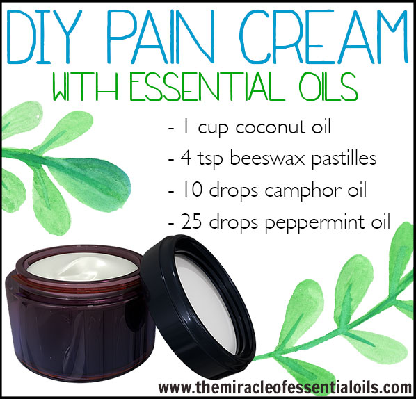 DIY Essential Oil Pain Cream