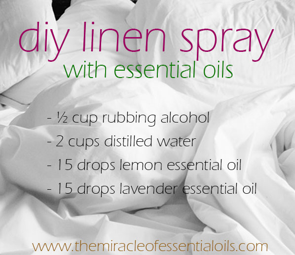 DIY Essential Oil Linen Spray