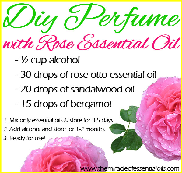 DIY Rose Essential Oil Perfume