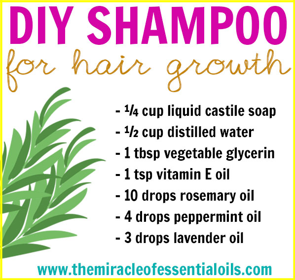 DIY Essential Oil Shampoo Recipe for Hair Growth - The Miracle of Essential  Oils