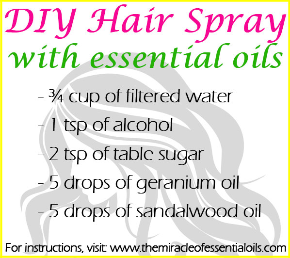 Try this DIY essential oil hair spray recipe that will fix any bad hair day, easy! 