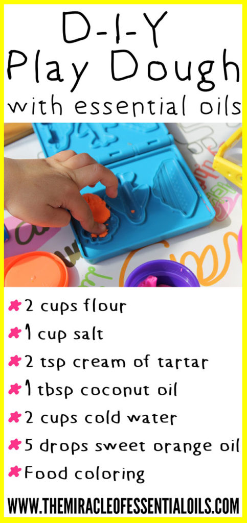 Make a non-toxic DIY essential oil play dough for your kids - and yourself! 