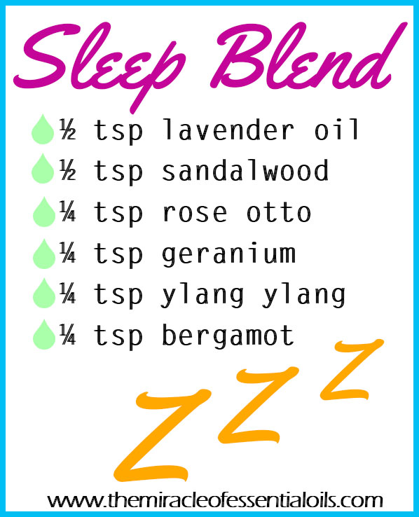 Welcome the snores with this DIY essential oil blend for sleep!