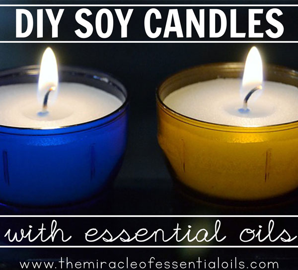 DIY Essential Oil Soy Candles