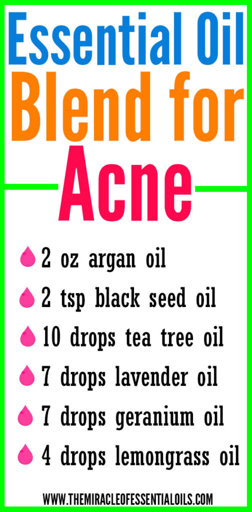 Need to treat those pesky pimples naturally? Use this DIY Essential Oil Blend for Acne! 