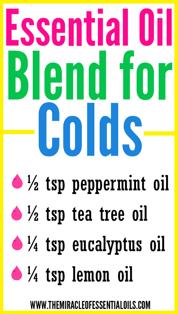 DIY Essential Oil Blend for Colds