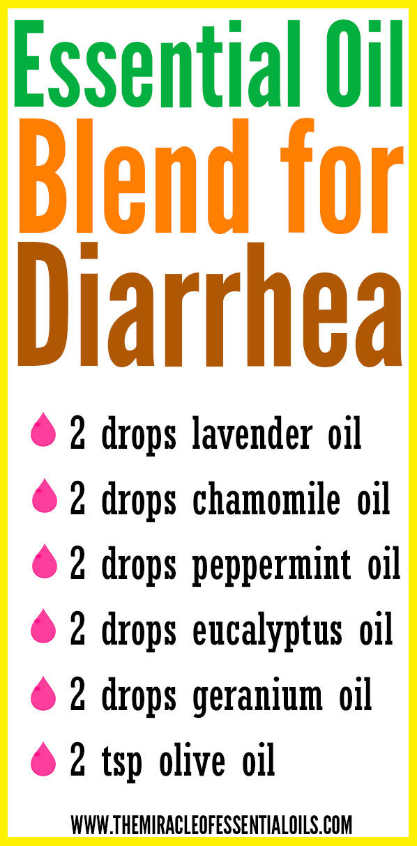 Calm your upset stomach with this effective DIY Essential Oil Blend for Diarrhea! 