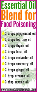 DIY Essential Oil Blend for Food Poisoning