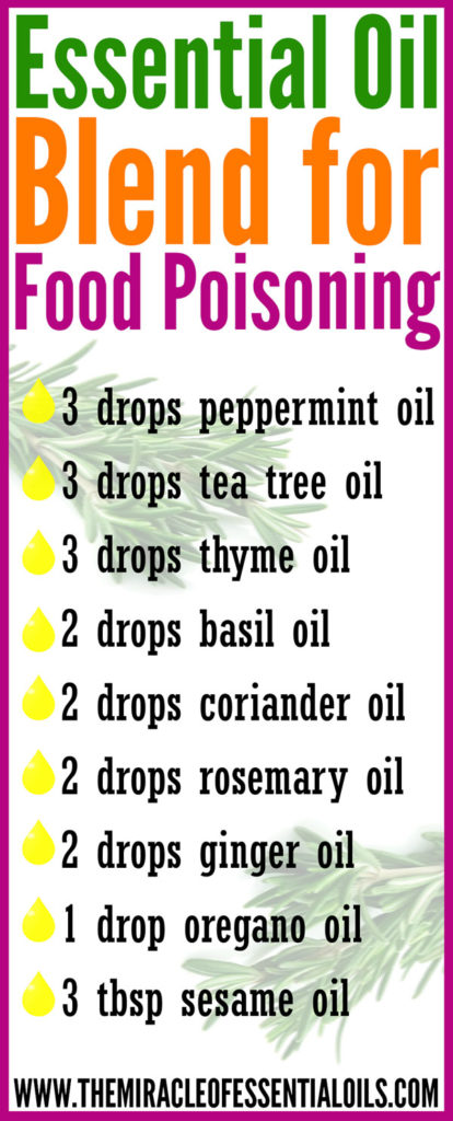 Soothe an irritated stomach using this DIY essential oil blend for food poisoning! 