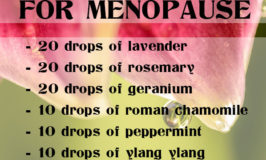 Manage a crucial time in your life by using a diy essential oil for menopause.