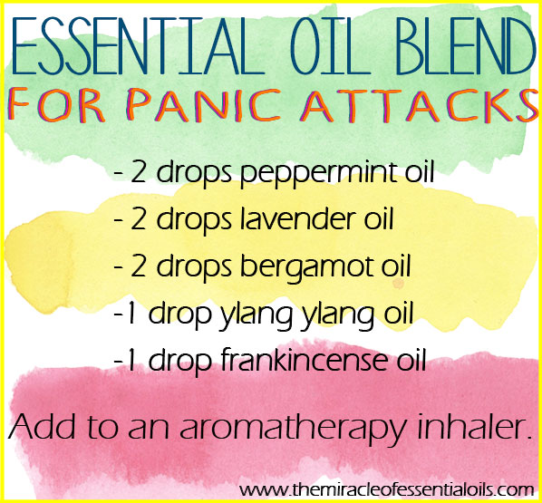 Calm yourself naturally using one or more of these essential oils for panic attacks